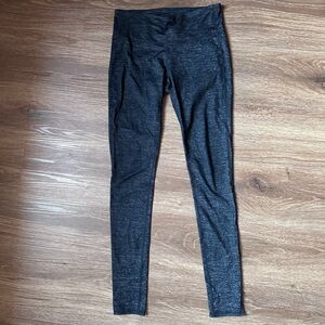 Athleta Heathered Charcoal Gray High-Rise Leggings Small Tall